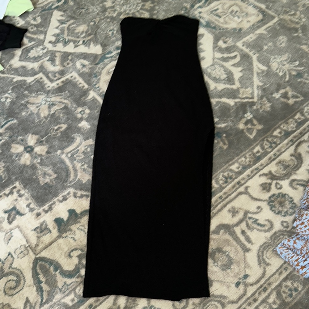 black sun dress